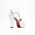 Mellowco 4.5-inch high heel platform shoes call me Camellia 18-9620. 
