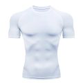 Men's Running Compression Tshirts Quick Dry Soccer Jersey Fitness Tight Sportswear Gym Sport Short Sleeve Shirt Breathable. 