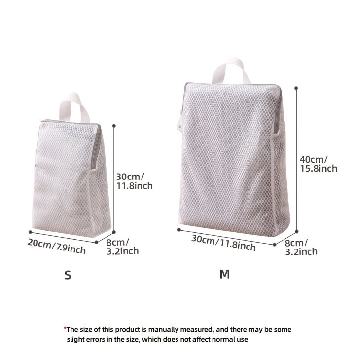 1pc%20Honeycomb%20Mesh%20Laundry%20Bag%20with%20Zipper%20-%20Wall-Mounted,%20Multi-Functional%20Clothes%20Storage%20Organizer%20for%20Bedroom%20&%20Bathroom%20-%20Image%204