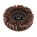 1 Pcs 4.5 Inch Bristle Discs Abrasive Bristle Disc 36/50/80/120 Grit with 5/8-11 Thread for Removing Coatings Paint Rust. 