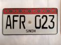 CAR NUMBER PLATE GENIUNE TYPE AJRAK PLATE. 