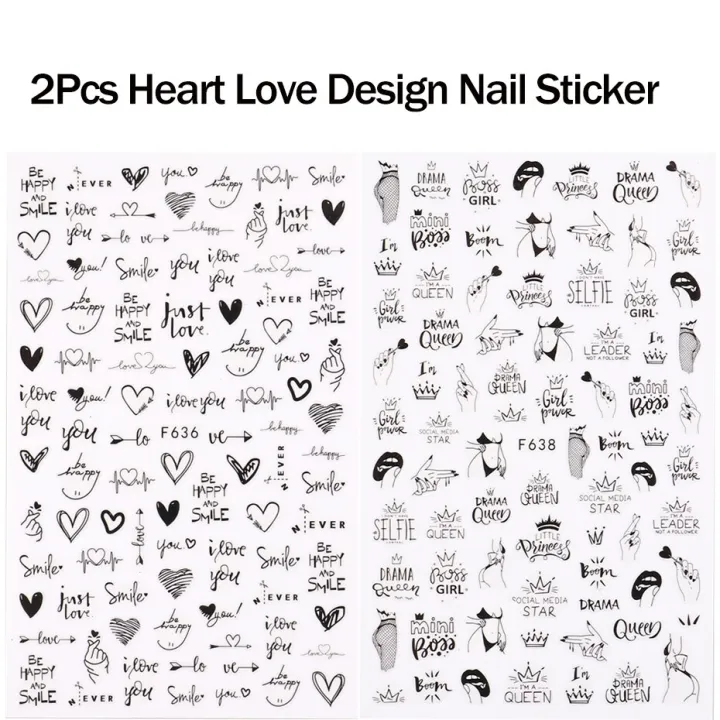 2pcs%20Heart%20Love%20Design%203D%20Nail%20Art%20Stickers%20English%20Letter%20Cool%20Girl%20Face%20Sliders%20Valentine%20Day%20Manicure%20-%20Image%206