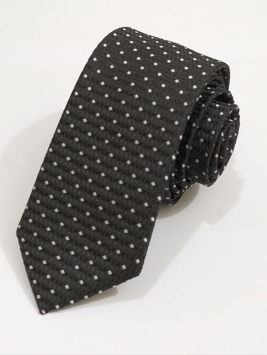 Black%20Tie%20with%20White%20Dots%20For%20Men%20%7C%20Black%20Slim%20Tie%20%7C%20Men%20Accessories%20-%20Image%202