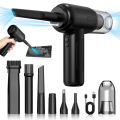 Portable  Air Blower & Vacuum Cleaner 2 in 1 Compressed Air Duster 6000mAh Cordless Duster Blower for Keyboard Computer Cleaning. 