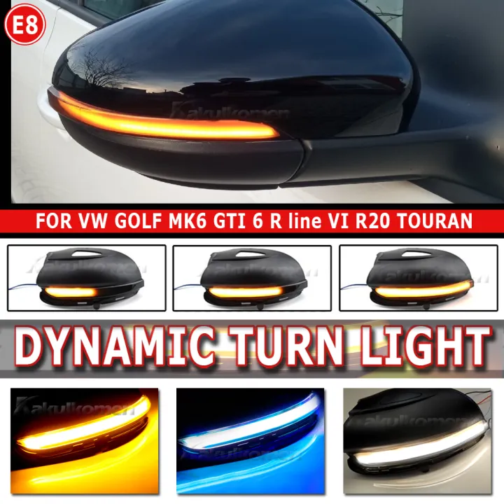 Turn signal LED dynamic side mirror flashing indicator light ...
