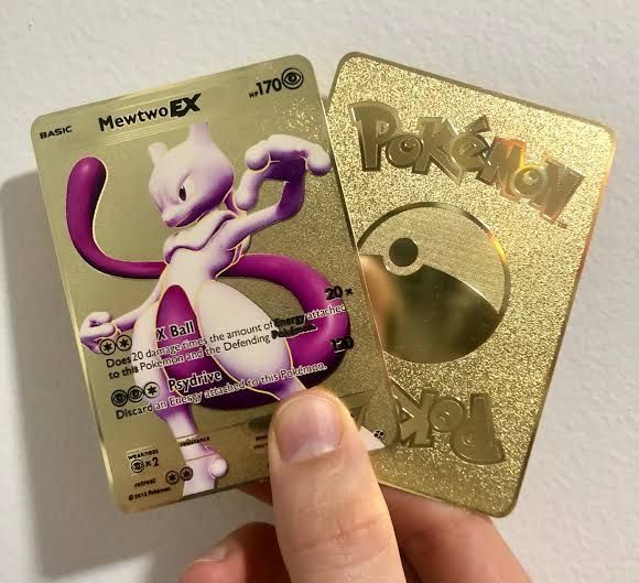 Mewtwo EX Custom Metal Pokemon Card | Daraz.pk