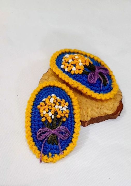 1 pair of crochet hair pins sethair accessories Daraz.pk