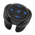 Wireless Media Bluetooth-compatible Button Remote Controller Car Motorcycle Steering Wheel MP3 Music Play For IOS Android Tablet. 