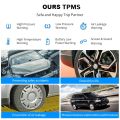 Intelligent TPMS Solar Tyre Pressure Monitoring System Parking Sensors For Cars Temperature Tire Air Pressure Gauge. 