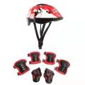 7 PCs kids protective gear set baby safety roller skating knee elbow pads pads set for bicycle cycling. 