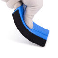 Car Vinyl Wrap Film Squeegee Scraper Foil Wrapping Suede Felt Scraper Auto Car Styling Sticker Window Tint Tools Cleaning Blue. 
