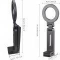 Magnetic Selfie Phone Holder Travel Essentials Flexible Rotation Hands-Free Airplane CellPhone Mount Bracket Portable Seat Stand. 