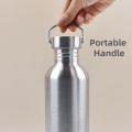 350-2000ml Stainless Steel Water Bottle Single Wall Bottle Large Capacity Big Mouth Flasks with Lid Cycling Drinkware Sports.