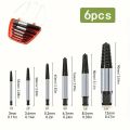 5/6pcs Screw Extractor Metal Drill Bit Set Damaged Screws Remover Extractor Woodworking Tools Broken Bolt Water Pipe Extractor. 