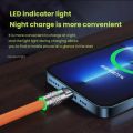 3 in 1 120W 6A Fast Charging Type C Cable Micro USB for i-Phone Charging Cable for S am-sung Hua-wei Phone Charger USB Cable. 