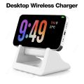 Desktop Removable Phone Holder Stand Chargers Pad For iPhone 16 15 14 13 12   Wireless Charger Fast Charging Dock. 