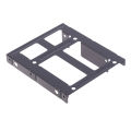 Desktop 2.5 To 3.5 Hard Drive Dual Desktop SSD Mounting Bracket Internal Adapter. 