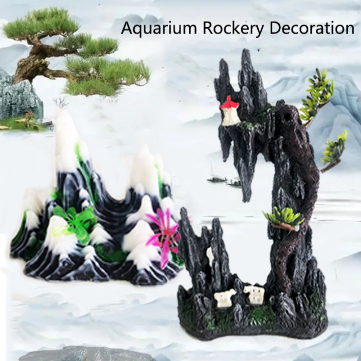 Resin%20Aquarium%20Rockery%20Mountain%20Decoration%20Artificial%20View%20Rock%20Cave%20Stone%20Tree%20Fish%20Tank%20Ornament%20Pet%20Supplies%20Home%20Decor%20-%20Image%203