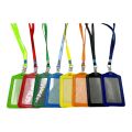 Colored lanyard. 
