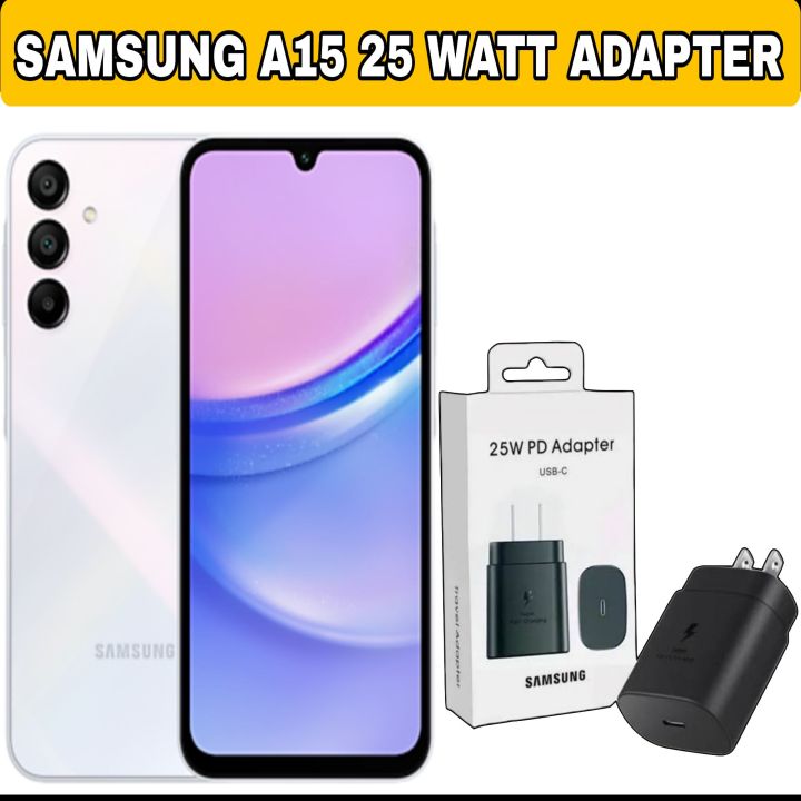 SAMSUNG A15 25watt Fast adapter