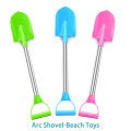 Children Beach Shovel 56cm Stainless Steel Pointed Shovel Toy Sand Snow Thickened Play House Beach Shovel Outdoor Toys Kids Gift. 