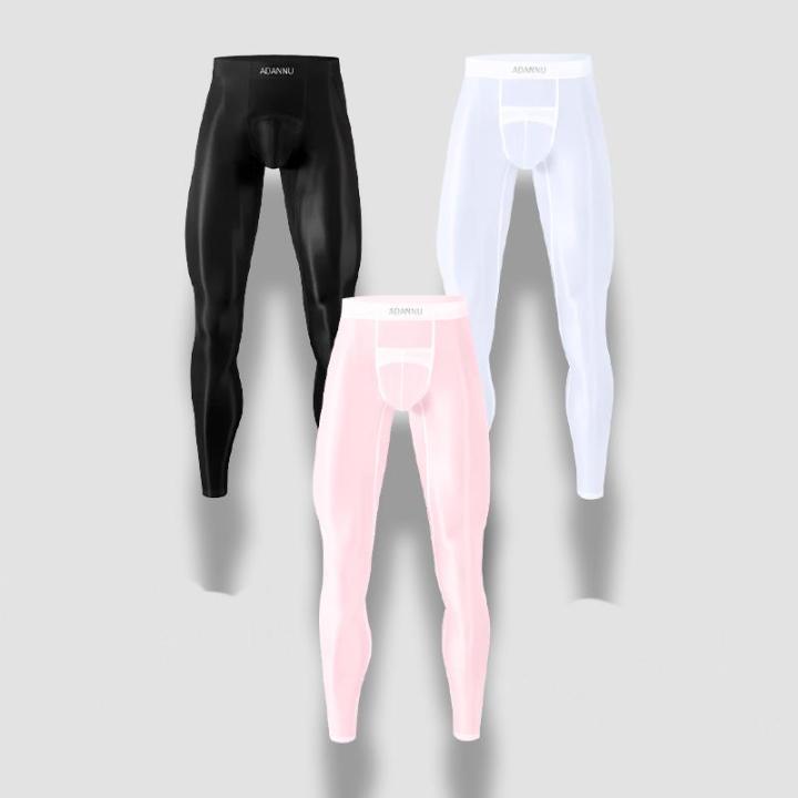 Men's%20Fitness%20Pants%20Ultra-thin%20Ice%20Silk%20Plastic%20Sports%20Barbie%20Pants%20High%20Elasticity%20Seamless%20Quick%20Drying%20Tight%20Pants%20Underwear%20-%20Image%206