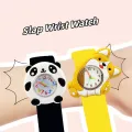 Cute Kids Slap Watches Cartoon 3D Animal Silicone Children Watches Student Clock Baby Kindergarten Prize Gifts. 