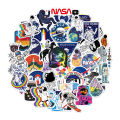 100Pcs NASA Graffiti Stickers Water Bottle Laptop Phone Bicycle Luggage Case Skateboard Children Adult Sticker. 