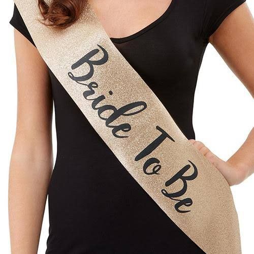 Bride To Be Sash Shoulder Strap For Bridal Shower Available In Different Colors