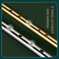 Miwayer Authentic Irish Whistle Flute C/D Key Tin Penny Whistle with 6 Holes Perfect Traditional Irish Music Musical Instrument. 