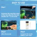 100 Pcs 9-IN-1 Aquarium Test Fish Tank Test Kit with Test Tube Water Quality Monitor pH Test Strips Strips Easy Fast Accurate. 
