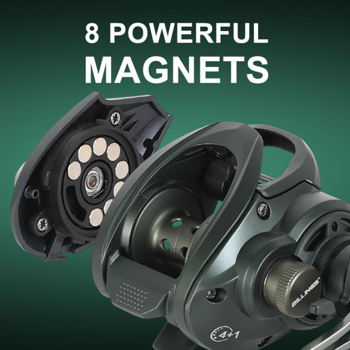 BILLINGS%20Baitcasting%20Fishing%20Reel%20LightWeight%20Baitcaster%20Reel%207.2:1%20High%20Speed%20Gear%20Ratio%20All%20Metal%20Spool%20Casting%206KG%20Max%20Drag%20-%20Image%203