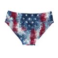 Ink-dyed Star-print Swim Trunks Stretchy Soft Skin-friendly Mens Triangle Trunks Beach Carnivals Swimming Bathing Retro Swimsuit. 