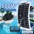 500W Flexible Solar Panel Mobile Power Supply Suitable For Housing, Camping, And RV Power Supply. 