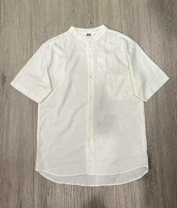 Uniqlo%20Men%20Chinese%20Collar%20Linen%20%F0%9F%92%AF%20%20%20The%20Fabric%20Is%20Very%20Good,%20Beautiful%20Shape,%20Front%20Buttons,%20Has%20a%20Pocket%20on%20One%20Side%20of%20the%20Chest.%20This%20Model%20Looks%20Great%20on%20Anyone%20Who%20Wears%20It.%20-%20Image%206