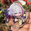 Honkai: Star Rail HuoHuo Topaz Yinzhi Jingliu Guinaifen Figure Anime Game Cosplay Accessories Badge Stand Plate Prop. 