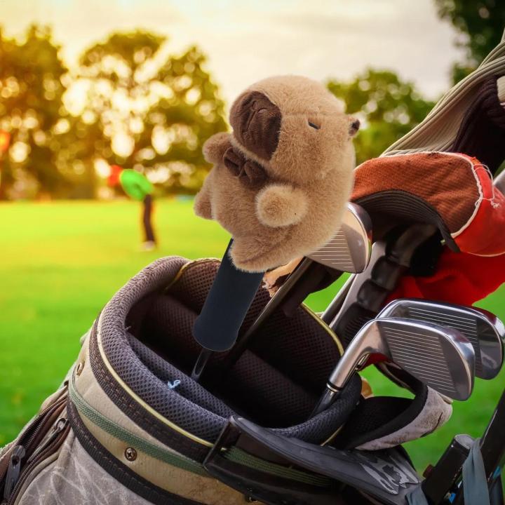 Golf%20Driver%20Headcover%20Plush%20cartoon%20capybara%20golf%20club%20Protective%20covers%20for%203/5%20wood%20clubs,%20club%20head%20covers%20golf%20supplies%20-%20Image%206