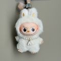 For 4.0 Labubu Pin for Love Series Pendant Accessories for Mini Labubu Letter Pearl Necklace Doll Accessories.