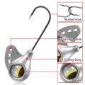 Rosewood Versatile Jig Head Ajing Fishing Hooks With Red Eyes 1g 1.5g 2g 2.5g 3g Rockfish Lure Bait Accessories Pesca 10pcs/Pack.