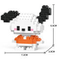 Cinnamoroll Cartoon Block Character Assembled Model Building Block Dolls Toy Children Gift. 