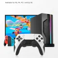 GAMINJA P48 Wireless Gamepad with Six Axis Gyroscope Game Controller For PS4 PS3 Console Wins 7 8 10 Dual Vibration PC Joystick. 