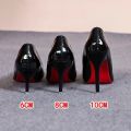 Red Bottom Women High Heels Classic Ladies Pumps Autumn Leather Dress Heel Shoes for Women Banquet Wedding High Heels.
