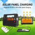 Solar Portable Lighting Solar Power Panel Generator Kit with 3 LED Bulbs Outdoor Camping Hiking Solar Lighting Small Home System. 