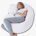C-Shaped Pregnancy Pillow For Women | 100% Filled With Ball Fibre Polyester. 