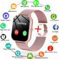 2025 New For Women Bluetooth Call Smart Watch Women Men Heart Rate Blood Oxygen Voice Assistant 100+Sports Ladies Smartwatch.