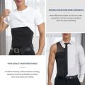 Men's Body Shaper Compression Vest Abdomen Shapewear Tummy Slimming Sheath Gynecomastia Shapers Corset Waist Trainer Fajas Tops.