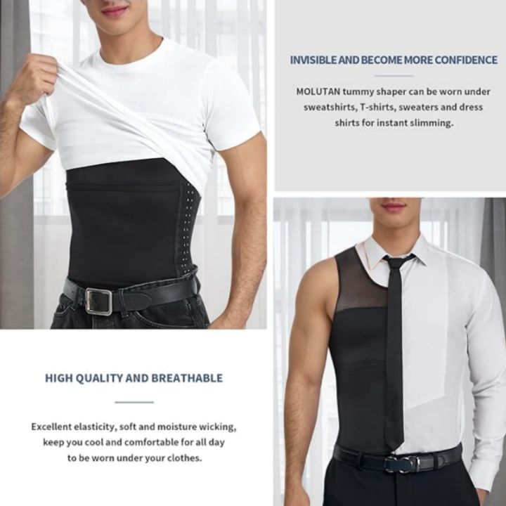 Men's%20Body%20Shaper%20Compression%20Vest%20Abdomen%20Shapewear%20Tummy%20Slimming%20Sheath%20Gynecomastia%20Shapers%20Corset%20Waist%20Trainer%20Fajas%20Tops%20-%20Image%202