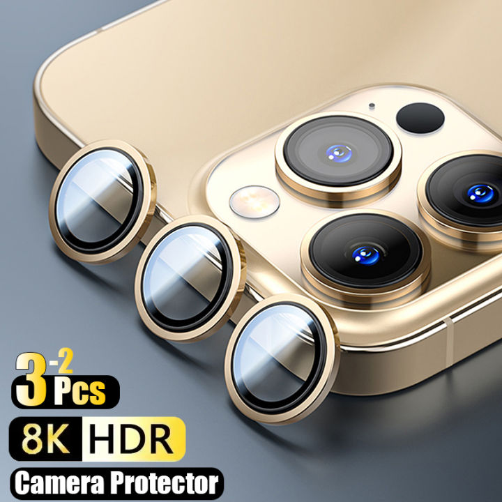 Camera Lens Protector For iPhone 11 12 13 14 15 Pro Max 13 Mini Metal ...