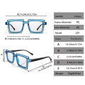 2 Pairs Men and Women's Fashion Sunglasses Square Frame Candy Color Glasses for Parties Shopping and Selfie. 