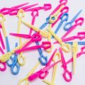 40Pcs Perm Positioning Hair Clip Salon Professional Cross Hair Partition Clip Color Hair Salon Specialized Hair Styling Tool. 